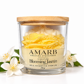 Vela Aromática Signature - Blooming Jasmin