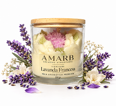 Vela Aromática Signature - Lavanda Francesa