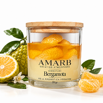 Vela Aromática Signature - Bergamota