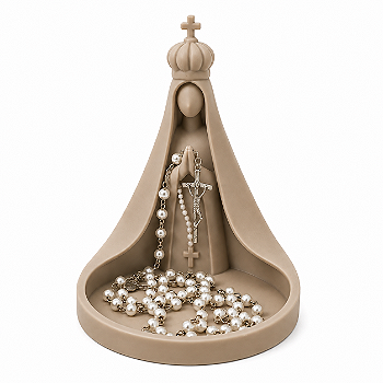 Porta Terço Nossa Senhora Imagem Católica Decorativa