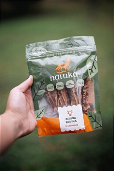 NATUKA PUFF - BEXIGA BOVINA - 5 UNIDADES