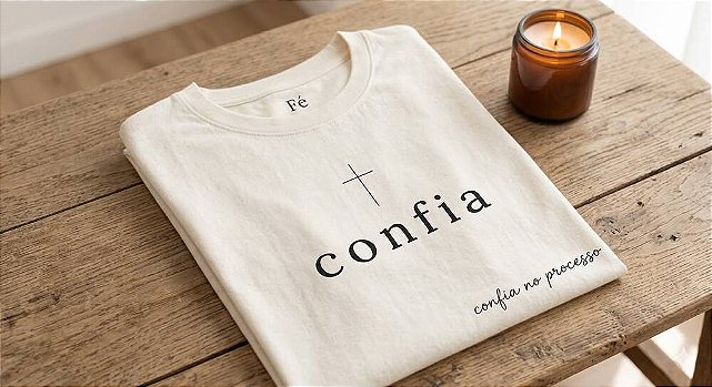 Camiseta Confia