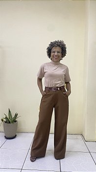 Calça Pantalona Alfaiataria Premium