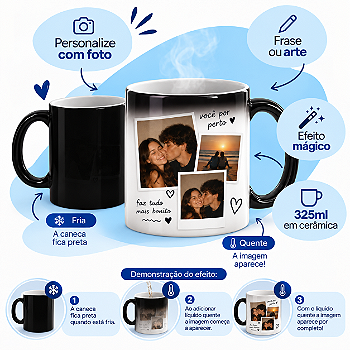 Caneca Mágica Personalizada – 325ml