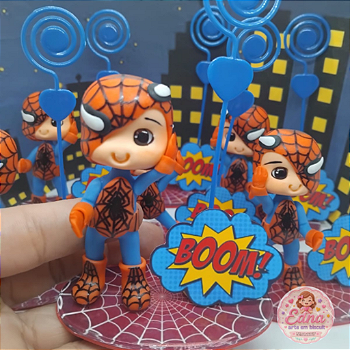 Kit 10 Lembrancinha Homem Aranha Porta Recado