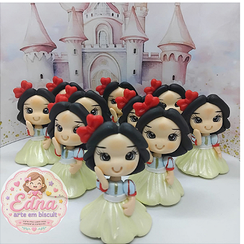 10 Apliques para Lembrancinha - Branca de Neve