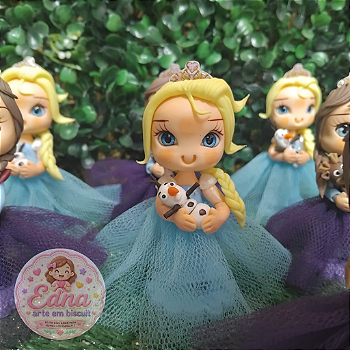 Kit 10 Apliques Luxo para Lembrancinhas - FROZEN