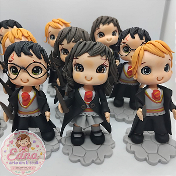 Kit 10 Apliques Luxo para Lembrancinhas - HARRY POTTER
