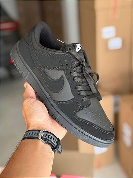 Tênis Nike Sb Dunk Preto Nobuck