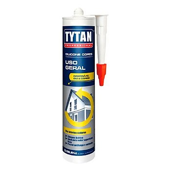 Silicone Tytan Uso Geral Acético 280g Preto