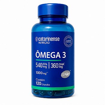 Ômega 3 1000mg 120 Cápsulas Ifos Catarinense Nutrição