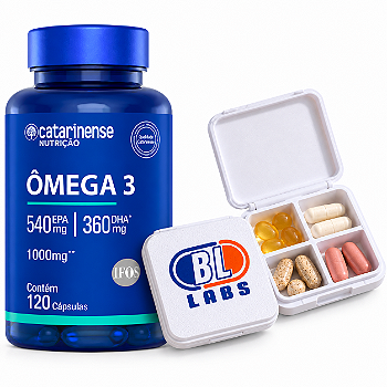 Ômega 3 1000mg 120 Cápsulas Ifos Catarinense Nutrição