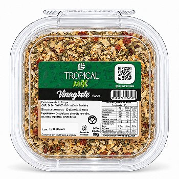 Vinagrete em Flocos Tropical Mix 80g Sem Glutamato