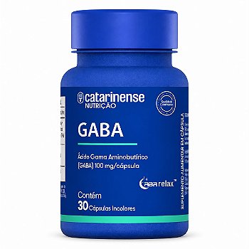 GABA 100mg Catarinense Nutrição 30 Cápsulas