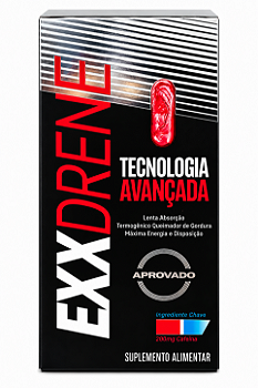 Exxdrenehd Termogênico Exx Nutrition 60 Capsulas