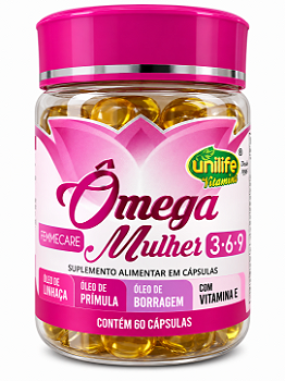 Ômega Mulher 3 6 9 Unilife 60 Cápsulas Femmecare