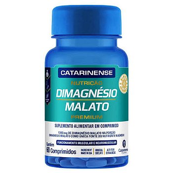 Catarinense Dimagnesio Malato Premium 1300mg 60cpr