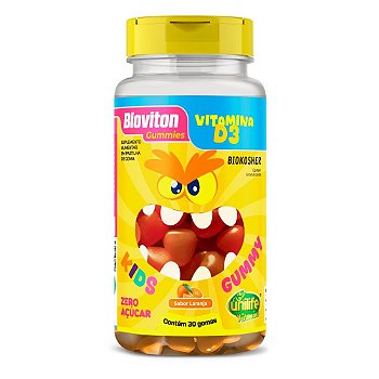 Vitamina D3 Infantil Bioviton Gummies Kids Unilife 30 Gomas