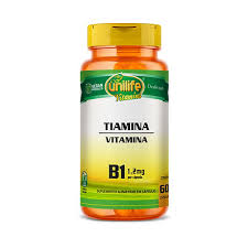 Vitamina B1 Tiamina 1,2mg Unilife Vitamins 60 Cápsulas Vegano
