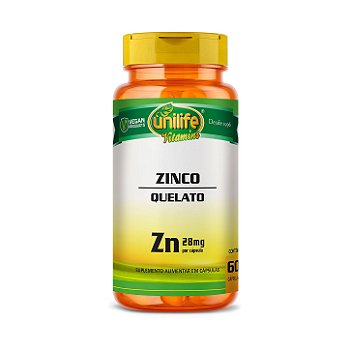 Zinco Quelato 60 capsulas unilife
