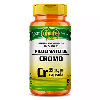Unilife Vegetarian Picolinato de cromo Picolinato de Cromo Cápsula