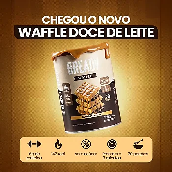 Lata 2.0 - Bready Waffle Doce de Leite - 400g