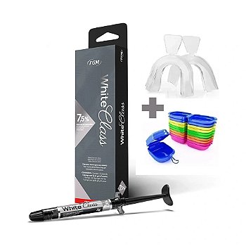 Clareador Dental Whiteness Perfect 10% - 1 Seringa + Moldeira