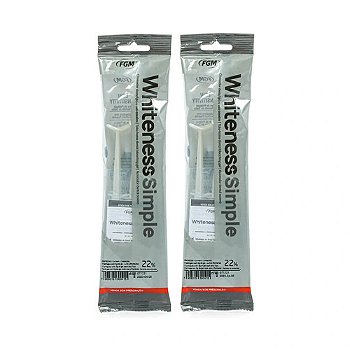 Clareador Dental Whiteness Simple 22% - 6 Unidades