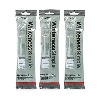 Clareador Whiteness Simple 22% - FGM - 9 Unidades