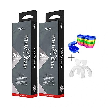 Clareador Dental White Class 7,5% - 2 Seringas + Moldeira