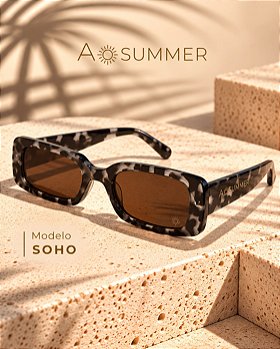 Óculos de Sol Soho Oncinha Preto