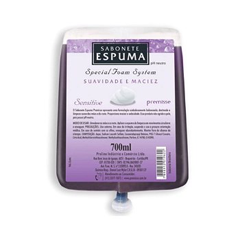 Sabonete Espuma Premisse Sensitive 700 Ml