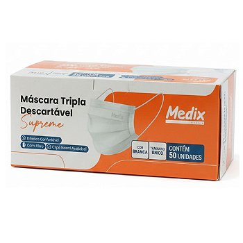 Mascara Tripla C/Elast 50un Caixa