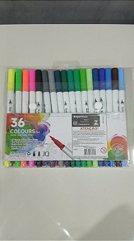 Kit Canetinhas Duplas 36 Unidades