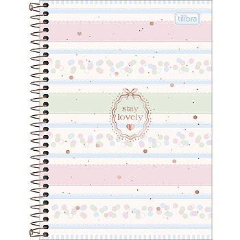 Caderno Espiral Capa Dura Tilibra Soho 1/4 - 80 Folhas