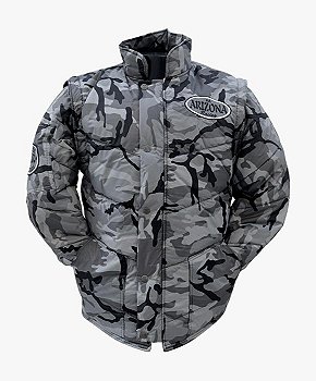 JAQUETA ARIZONA RACING CAMUFLADA REFLETIVA CINZA