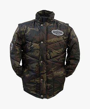 JAQUETA ARIZONA RACING CAMUFLADA REFLETIVA VERDE