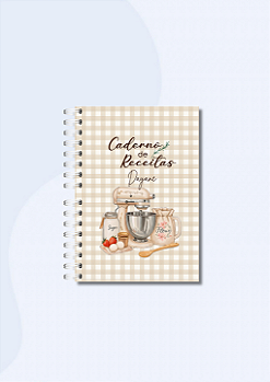 Caderno de Receitas Especial: Memórias & Sabores (Tamanho Colegial)