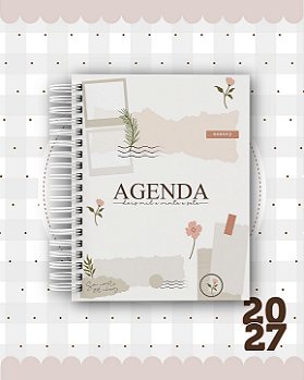 Agenda Personalizada 400 Páginas 2027 - Coleção Delicada