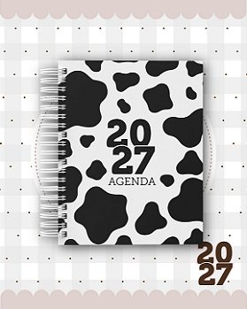 Agenda Personalizada 400 PÁGINAS 2027 - Coleção Delicada