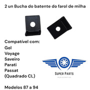 Calço Suporte Farol Milha Gol Gts Gti Copa 91 92 93 94 Par