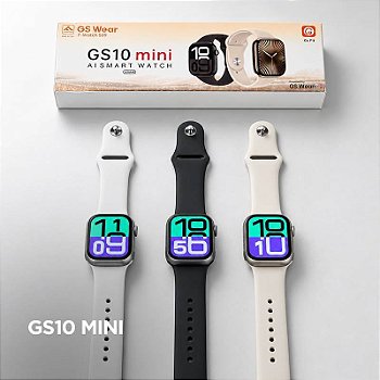 Smartwatch GSWEAR GS10 Mini 41mm Tela 1,75” IPS, Ligações, Ilha Dinâmica e IP67