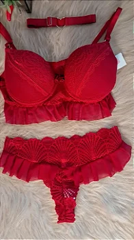 Conjunto com gargantilha coração M
