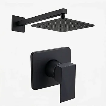 Hidrica Kit Chuveiro Deluxe 20x20 Inox Com Monocomando