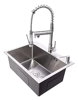 Hídrica Kit Cuba Inox 60x45 com Torneira Gourmet