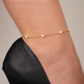 TORNOZELEIRA FEMININA CORDÃO BAIANO (2MM)