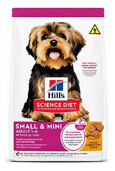 Ração Hill's Science Diet para Cães Adulto Pequenos e Mini 7,03 Kg