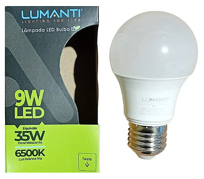 Lâmpada LED Bulbo 9W