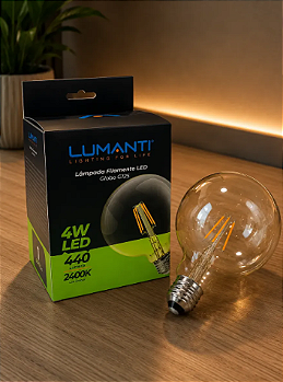 Lâmpada filamento 4W LED