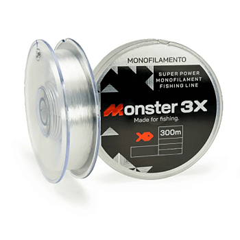 MONSTER 3X LINHA  MONOFILAMENTO 4.0 33MM 14.7LB 6,7KL 300M